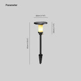 Minimalist Outdoor Solar Lawn Spike Light