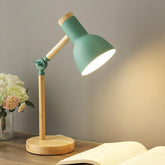 Modern Macaron Wood Desk Lamp Eye-Caring Design for Study Room