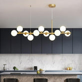 Modern Glass Globe Pendant Light for Kitchen Island