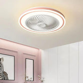 Ultra Thin Silent Fan Bedroom Ceiling Light