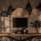 Wabi-Sabi Hollow Rattan Vintage Pendant Lights