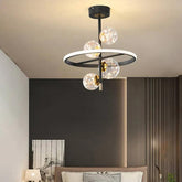 Glass Bubble Starry Sky Modern Bedroom Pendant Light