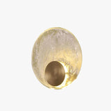 Ripple Crystal Round Gold Wall Lights - Clowas