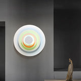 Round Gradient Led Modern Wall Lights - Clowas