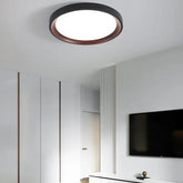 Walnut Round Eye Protection Led Ceiling Light for Living Room