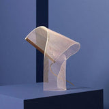 Acrylic Transparent Flowing Fabric Design Floor Lamp - Clowas