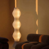 White Wavy Soft Light Modern Floor Lamp - Clowas