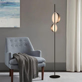 Living Room Floor Lamps with Hemisphere Metal Design