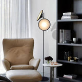 Metal Floor Lamp with Nordic Round Design