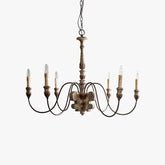Six-Light Design Classic Decorative Vintage Chandelier - Clowas