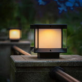 Square Solar Outdoor Pillar Lights - Clowas
