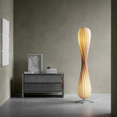 Contemporary Wooden Floor Lamp for Living Room