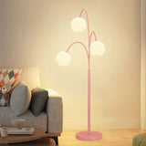 Three-Head White Flower Green Floor Lamp - Clowas