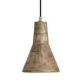 Rustic Wood Design pendant light for Bedroom