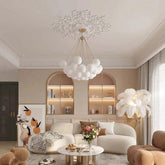 Large Pendant Glass Light with Nordic Bubble Design