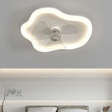Versatility Bedroom White Ceiling Fan With Light - Clowas