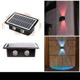 Solar Waterproof Up and Down Outdoor Wall Light for Porch