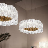 Wave-Shaped Modern Living Room Pendant Light - Clowas