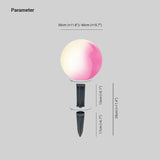 Colorful LED Outdoor Globe Light for Garden