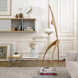Retro Wooden Floor Standing Lamps For Living Room