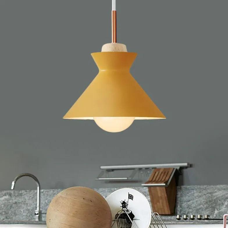 Yellow Trumpet Modern Pendant Light - Clowas