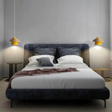 Simple Macaron Wood Pendant Light For Bedroom