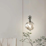 Mirrored Spherical Glass LED Pendant Light