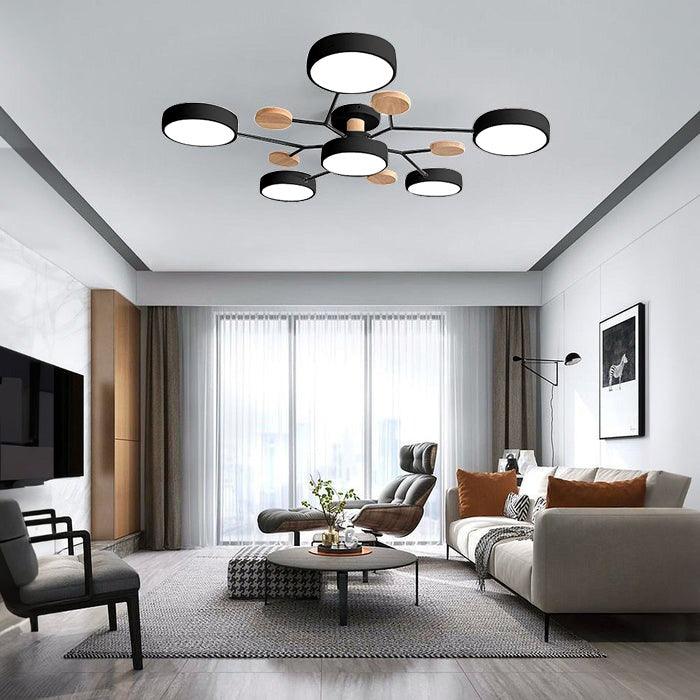Multi Light Macaron Ceiling Light for Living Room
