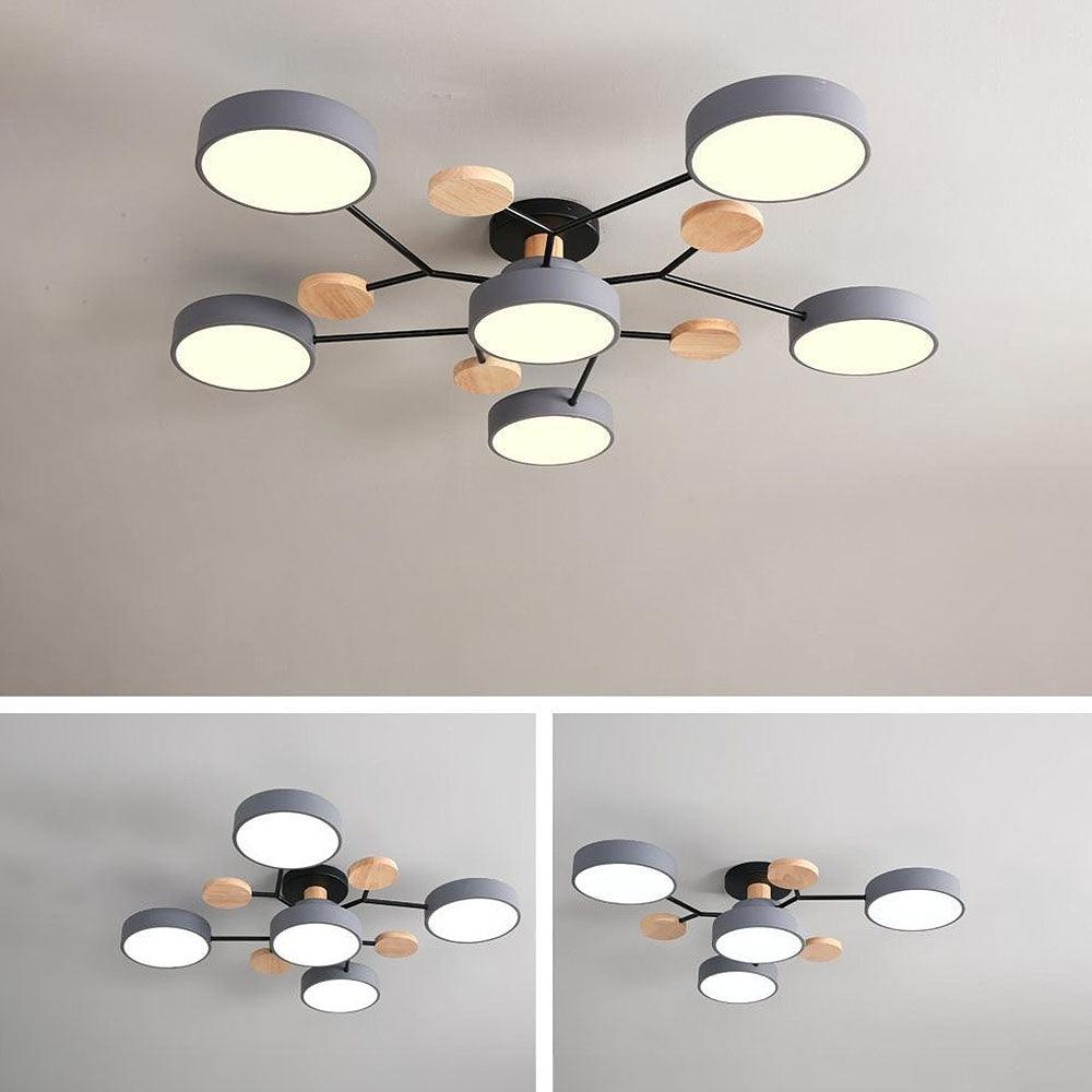 Multi Light Macaron Ceiling Light for Living Room