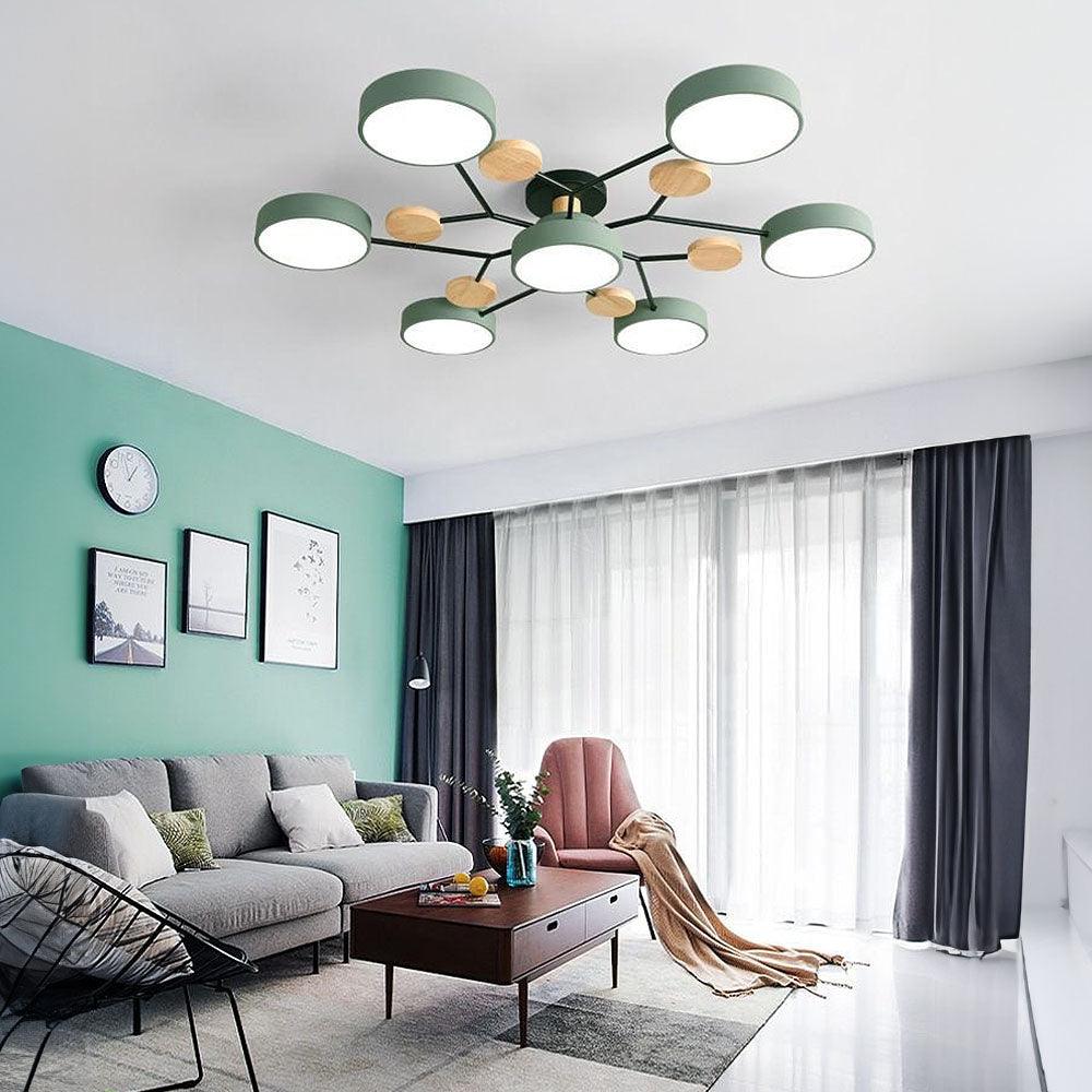 Multi Light Macaron Ceiling Light for Living Room