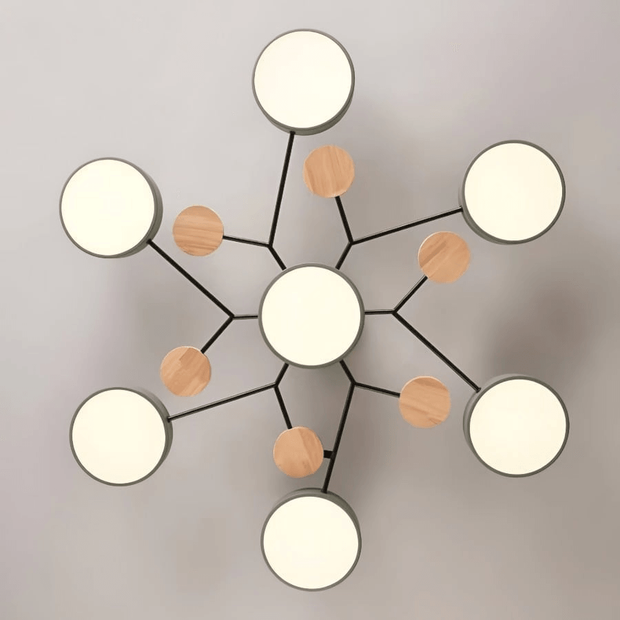 Multi Light Macaron Ceiling Light for Living Room