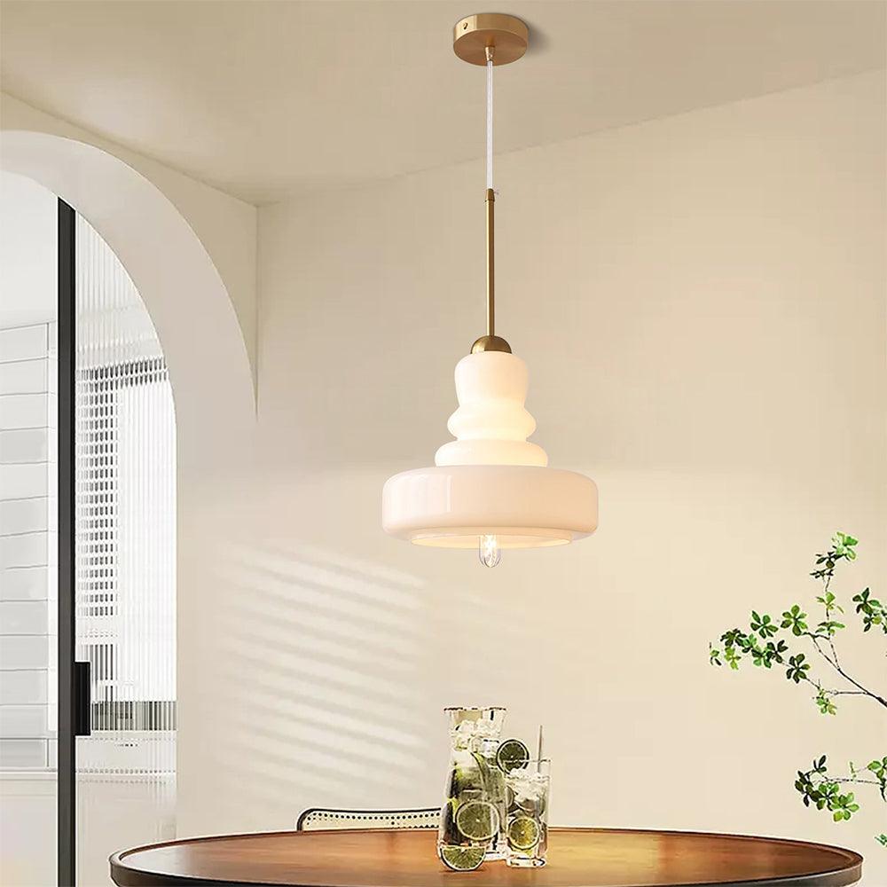 White Gourd Ceiling Pendant Light for Living Room