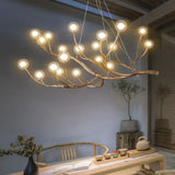 Nordic Rustic Tree Branch Pendant Light