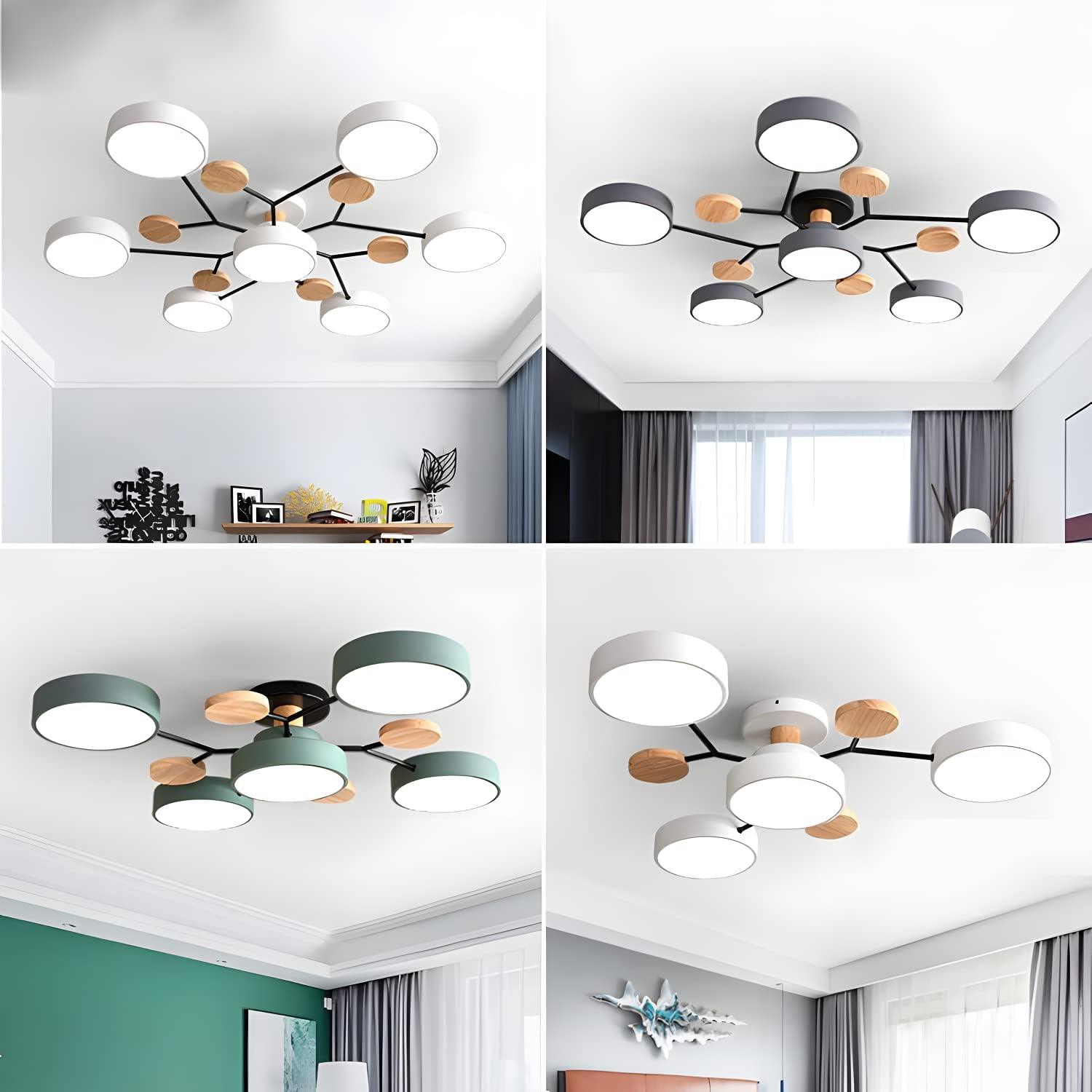 Multi Light Macaron Ceiling Light for Living Room