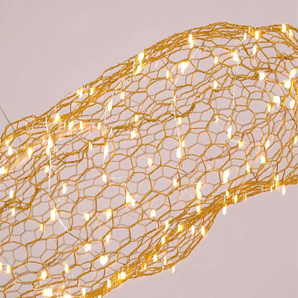 Nordic Metal Mesh Cloud Lamp Pendant Light