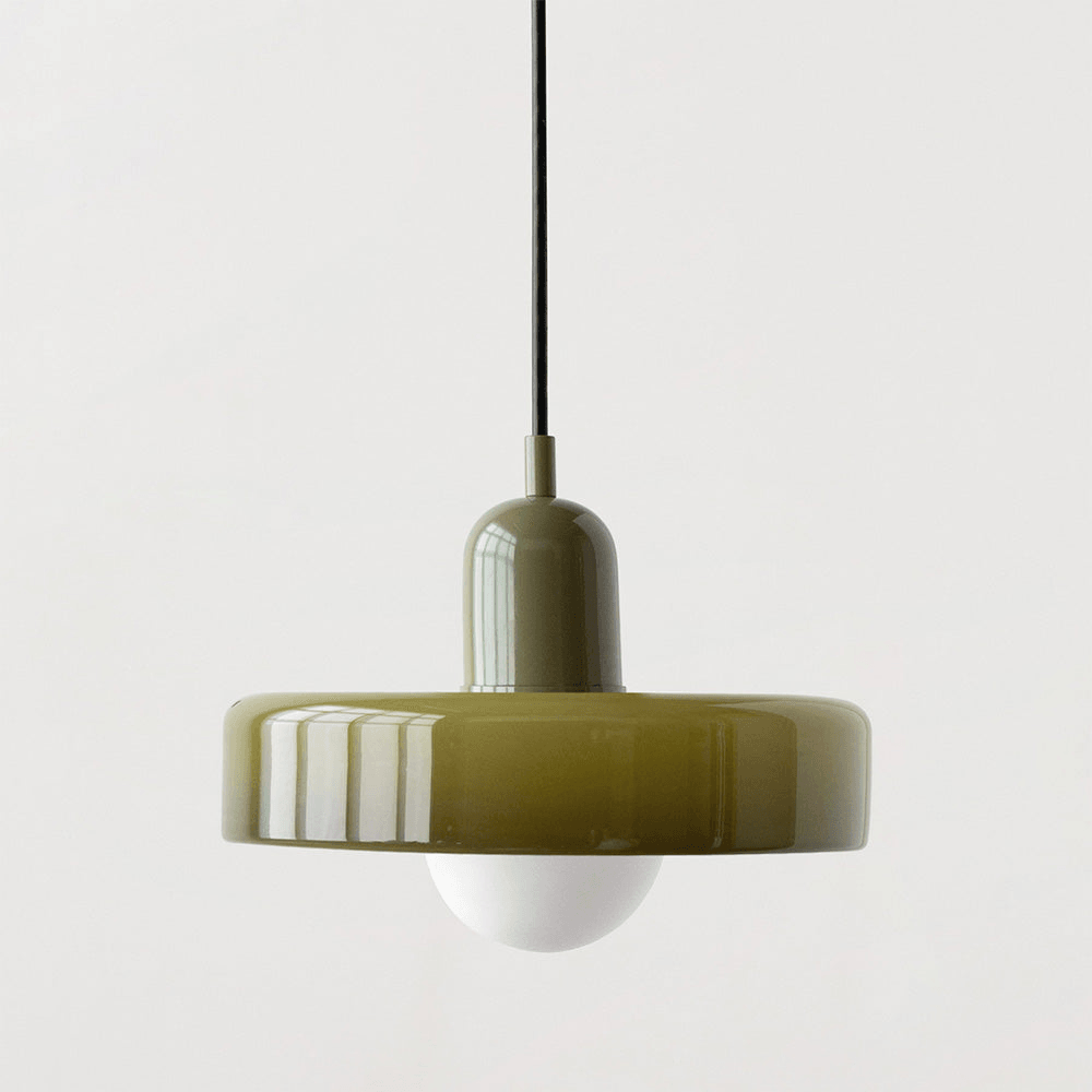 Vintage Glass LED Pendant Lights for Bedroom