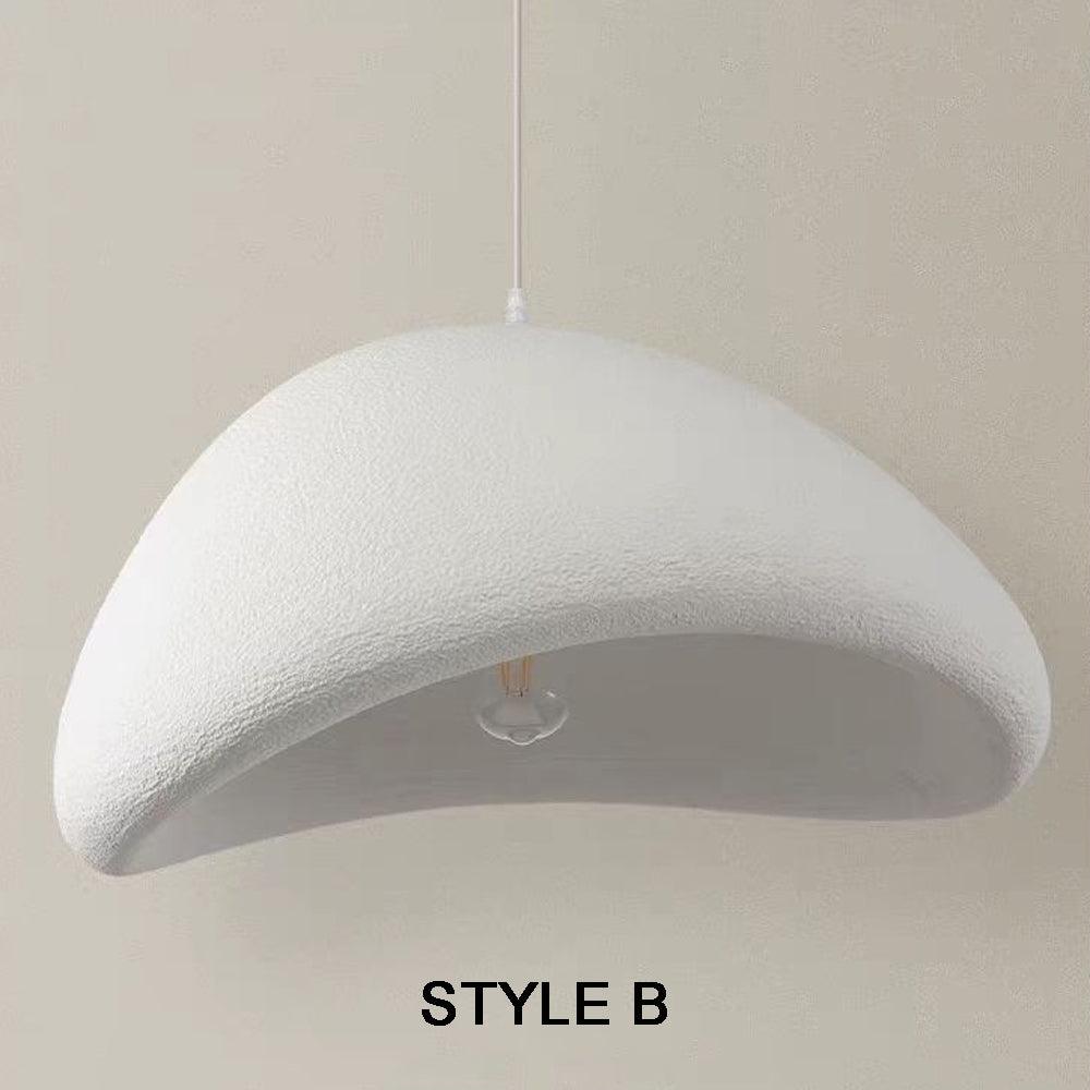 Rustic White Pendant Light for Living Room