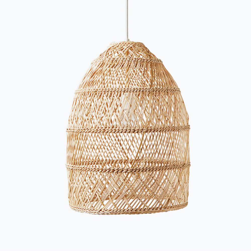 Boho Dining Room Rattan Pendant Light