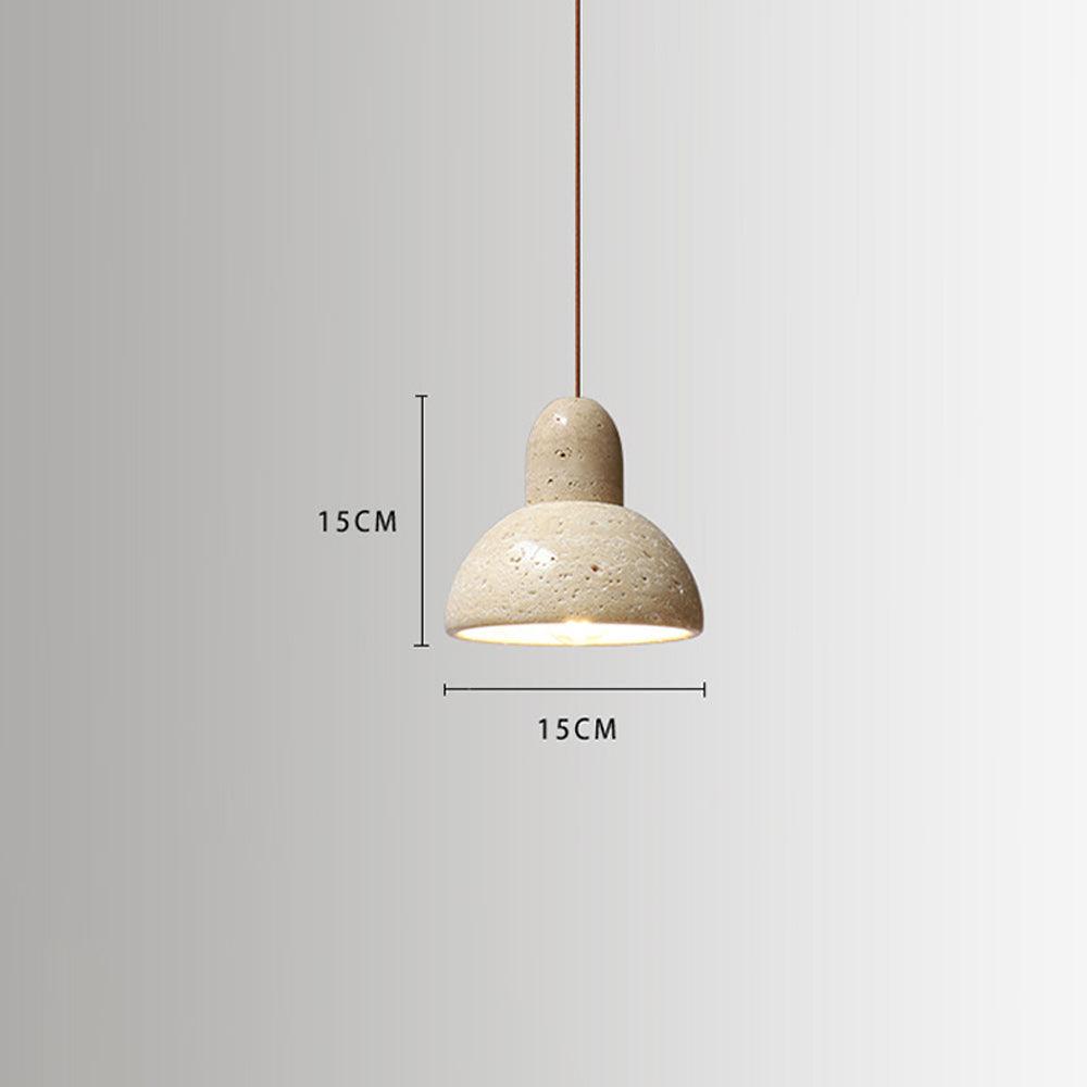 Homestay Travertine Stone Pendant Light Dining room