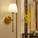 Double Wall Lights for Living Room Brass