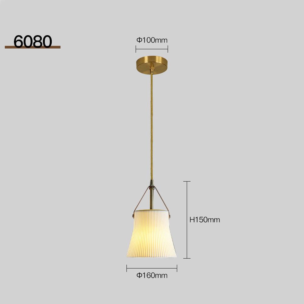 Vintage Brass Pendant Lights for Bedroom
