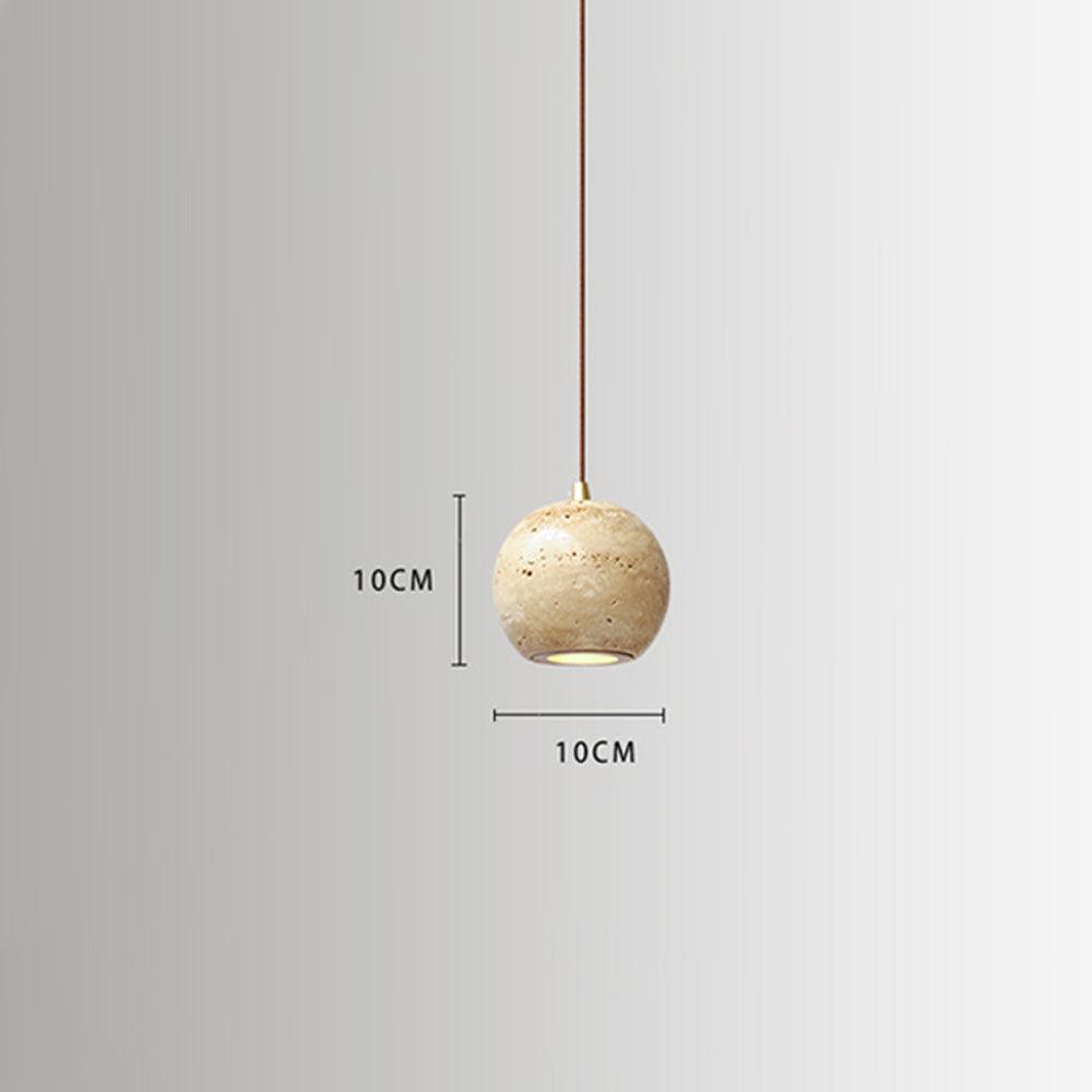 Homestay Travertine Stone Pendant Light Dining room