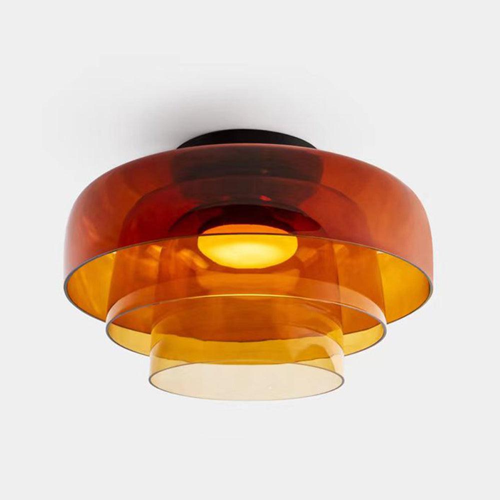 Vintage Glass Ceiling Light Fixtures for corridor