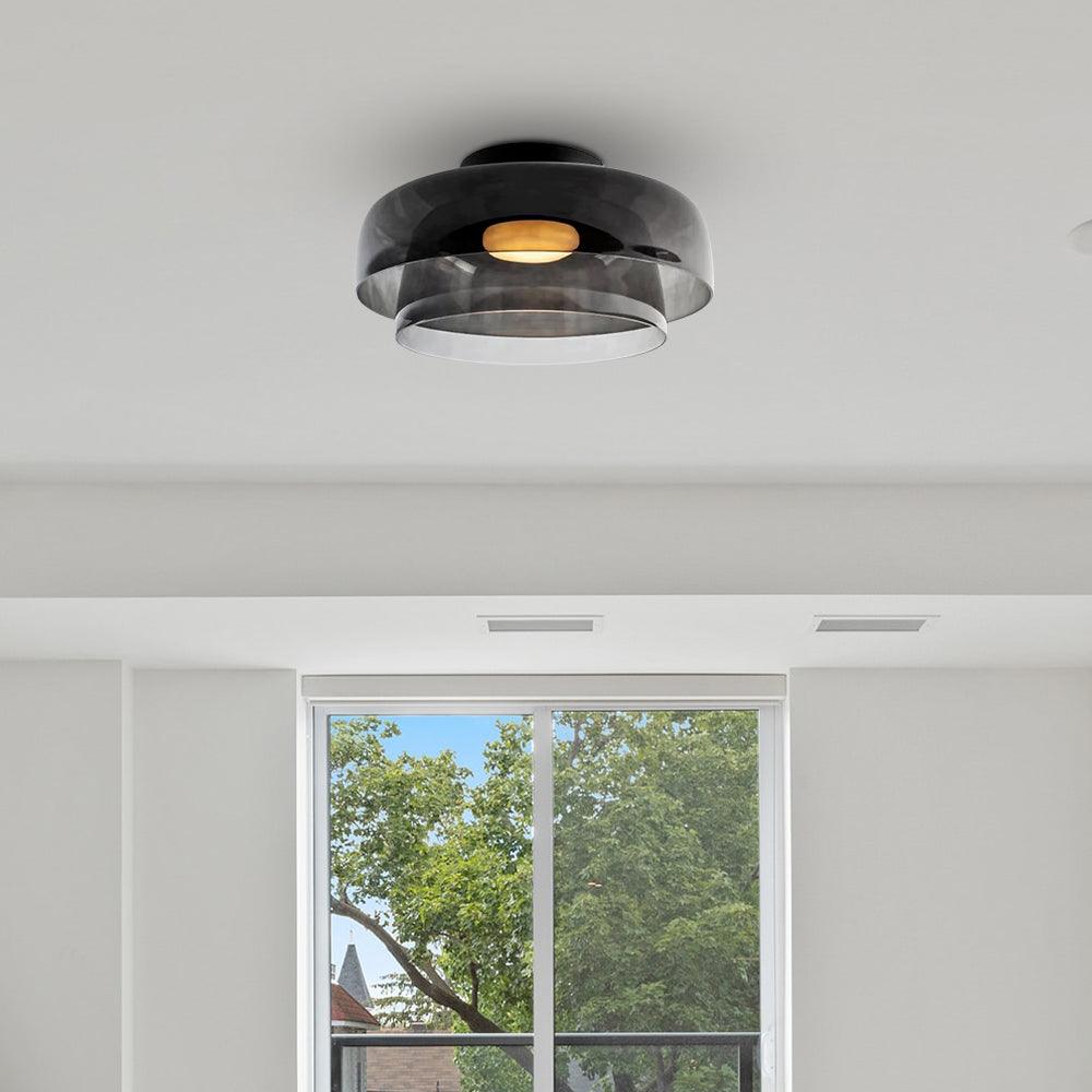 Glass Bowl Ceiling Light for Living room