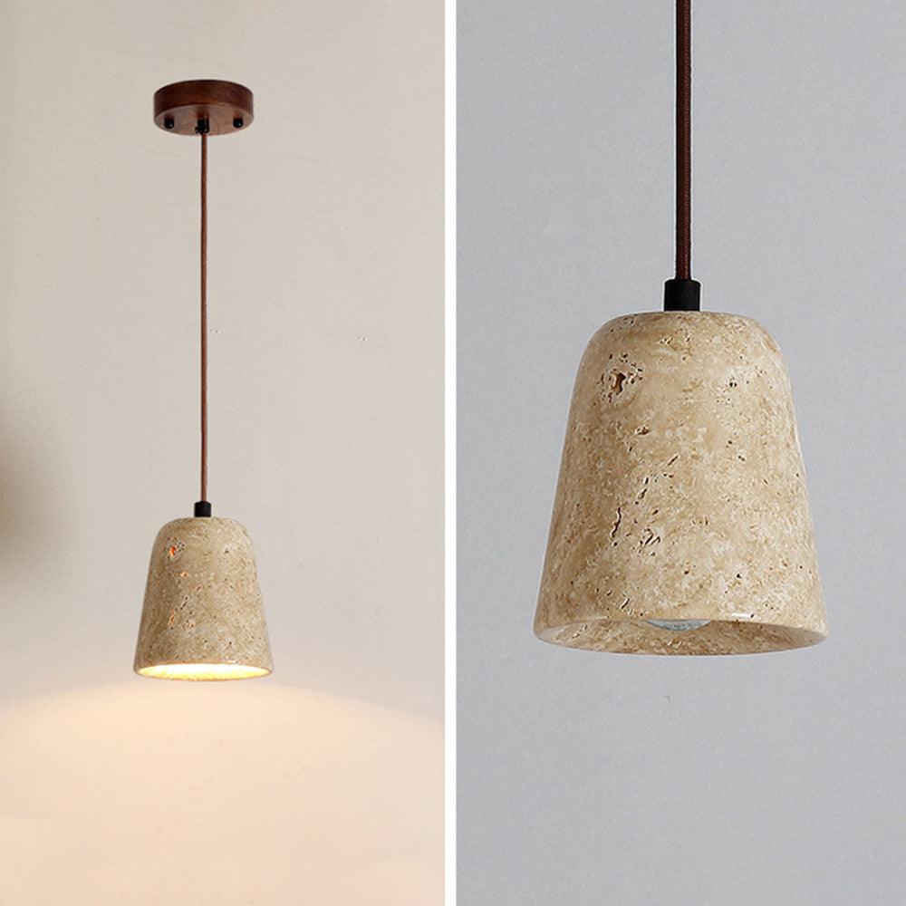 Homestay Travertine Stone Pendant Light Dining room