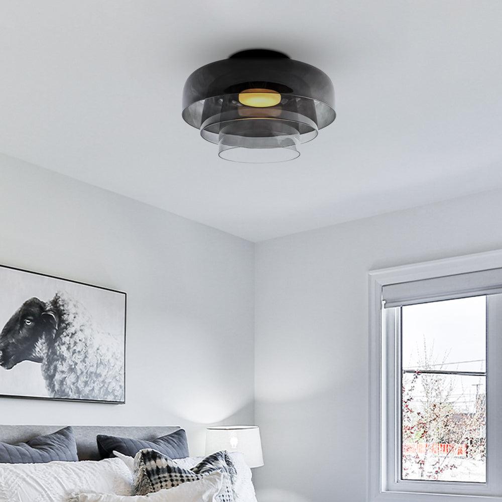 Glass Bowl Ceiling Light for Living room