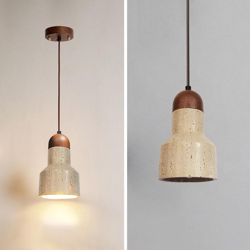 Homestay Travertine Stone Pendant Light Dining room