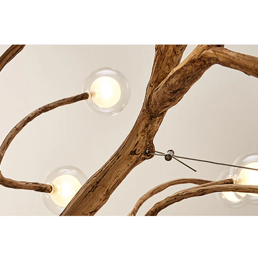 Nordic Rustic Tree Branch Pendant Light