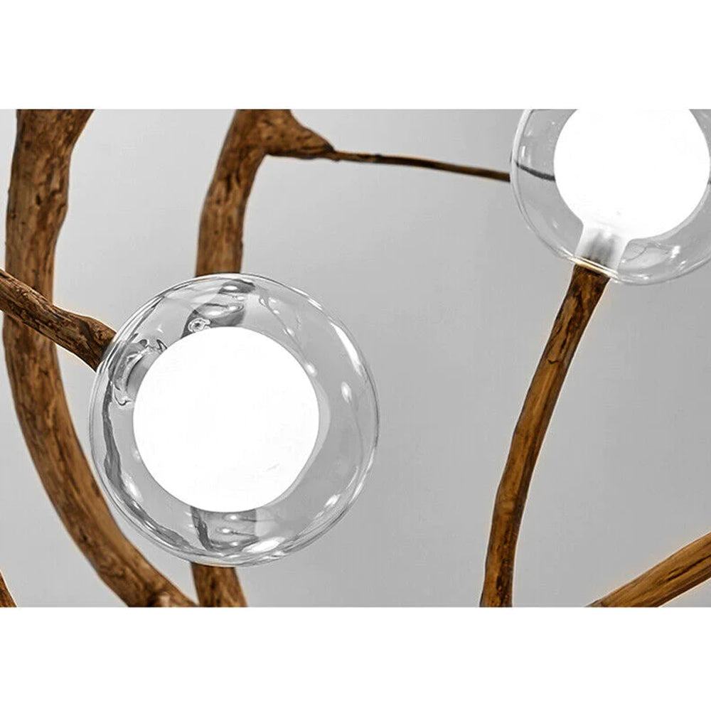 Nordic Rustic Tree Branch Pendant Light