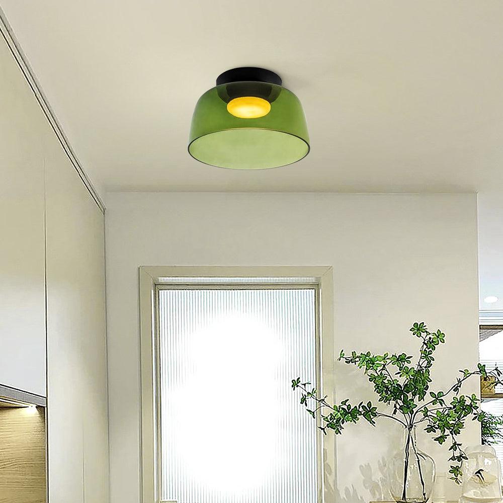 Vintage Glass Ceiling Light Fixtures for corridor